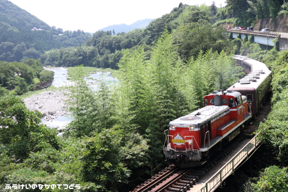 鉄道写真 わたらせ渓谷鐵道 上神梅－本宿