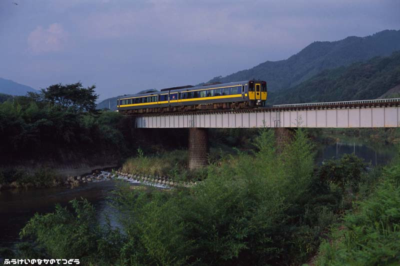 鉄道写真 山口線 長門峡－渡川